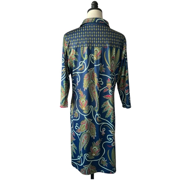 Gretchen Scott Everywhere Dress in Navy Plume | XL - Picture 5 of 10